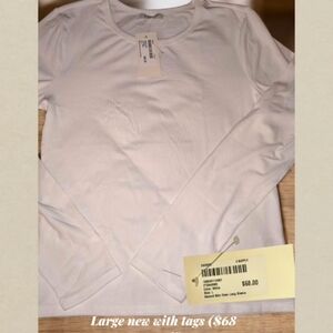 ⭐Evereve Cream Long Sleeve Top